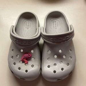 Toddler 9C Light Gray Crocs
